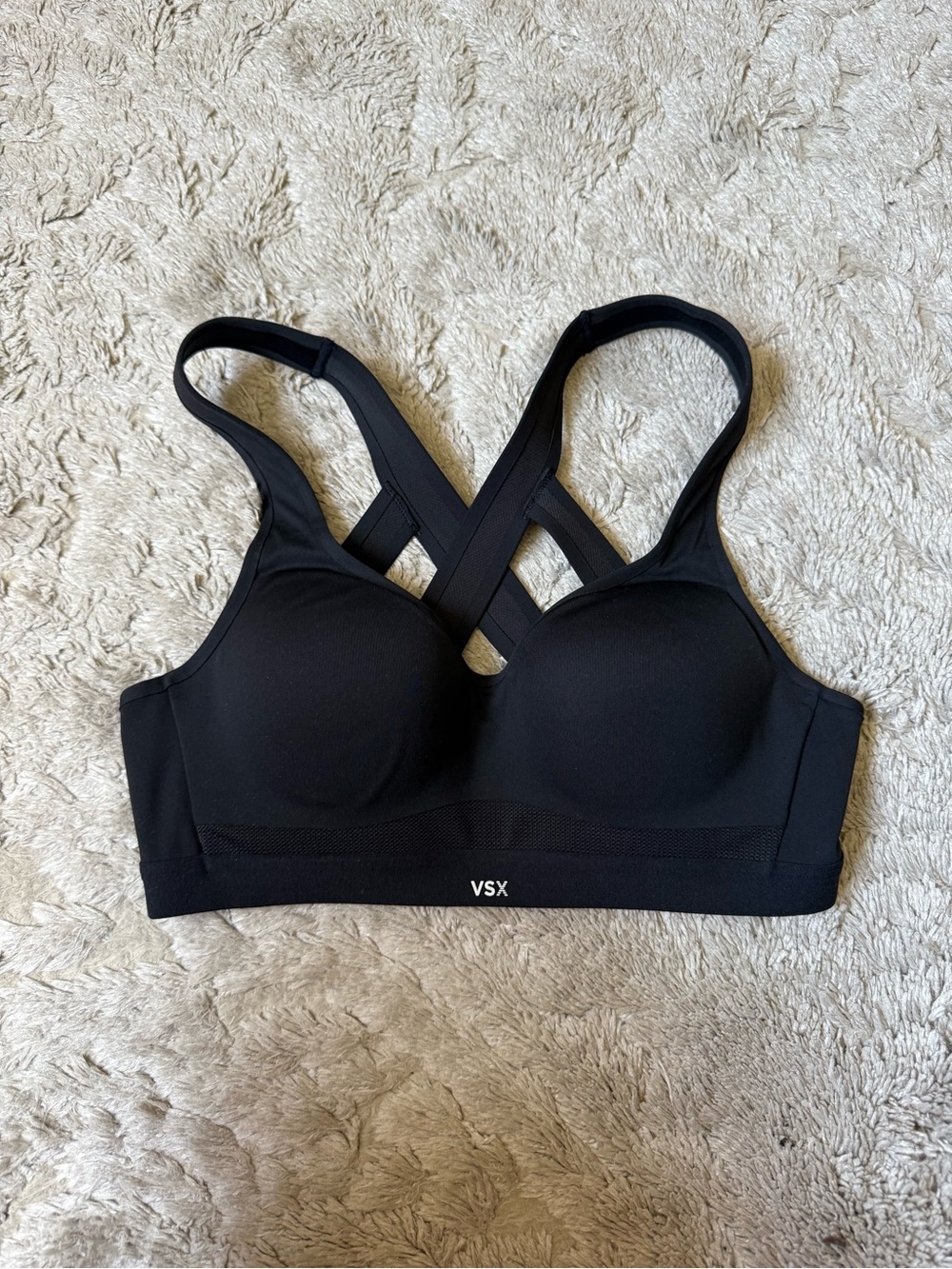 VSX sport Victoria secret sports bra black 32B new